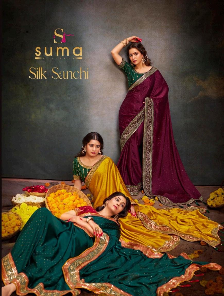 Silk Sanchi By Suma Designer Occasion Wear Saree Wholesale Shop In Surat